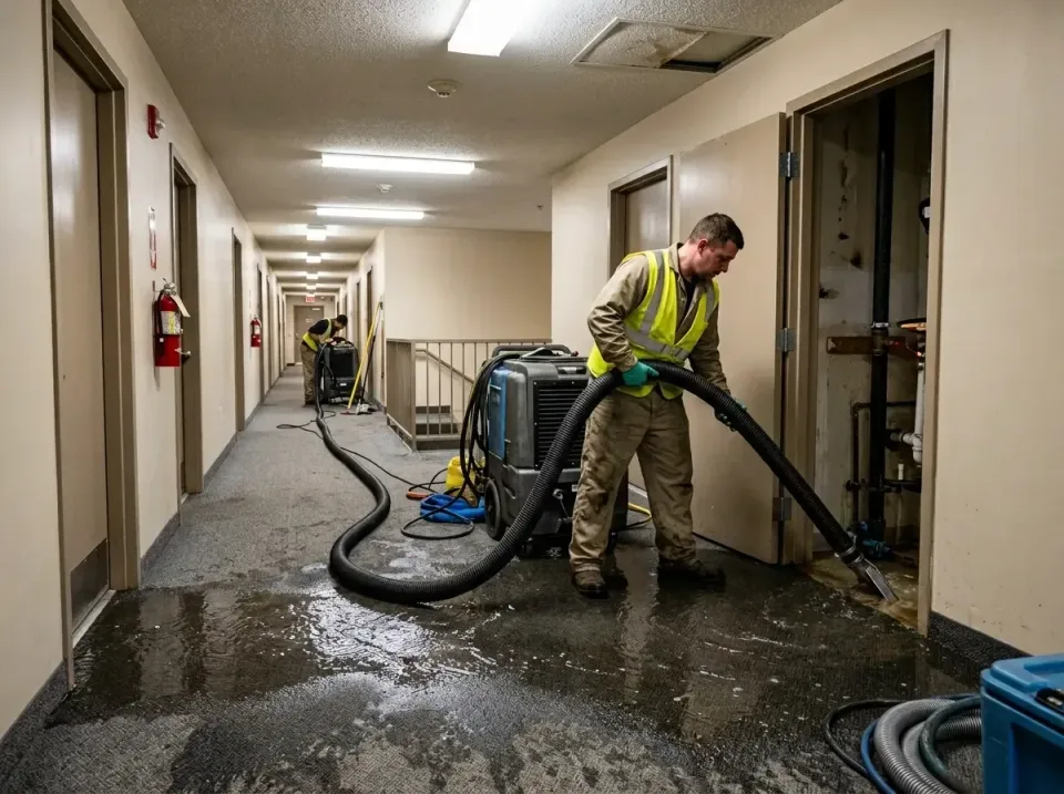 multi-unit-apartment-hallway-f-005 — frequently asked questions, Emergency Burst Pipe Water Extraction & Removal in Rantoul,…